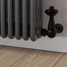 T-TRV-020-CR-SB-PIP-LS01 - Flatford Traditional TRV Corner Satin Black Thermostatic Radiator Valves With Sleeves T-TRV-020-CR-SB-PIP-LS01 - Flatford Traditional TRV Corner Satin Black Thermostatic Radiator Valves With Sleeves